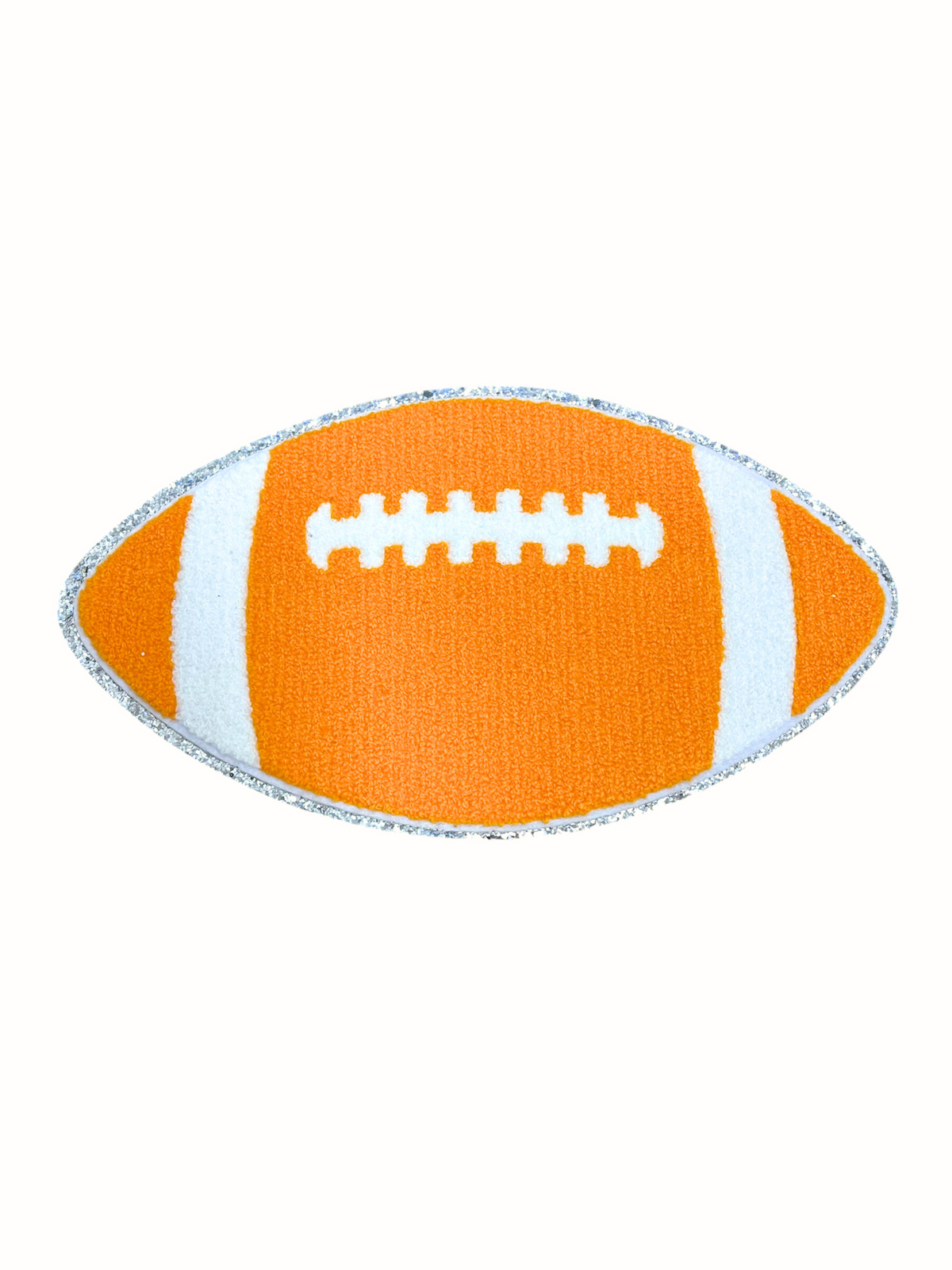 Large Iron On Chenille Football Patch